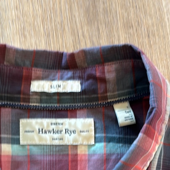 Men's Plaid Shirt - Red and Blue - Picture 2 of 6